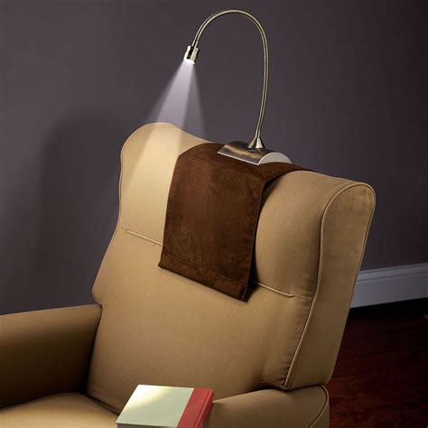 The Cordless Over The Shoulder Reading Light - Hammacher Schlemmer Reading Lamp, Reading Light ...