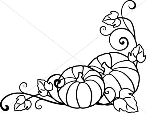 vine pumpkin black white clipart 20 free Cliparts | Download images on ...