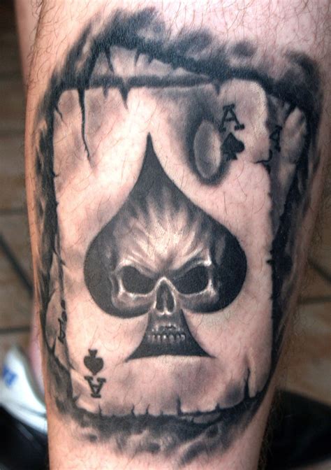 Pin by Derrick Clayton on Tatted up | Ace of spades tattoo, Skull ...