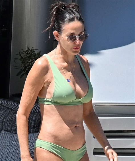 Demi Moore Shows Off Her Fit Figure in Green Bikini: Photos