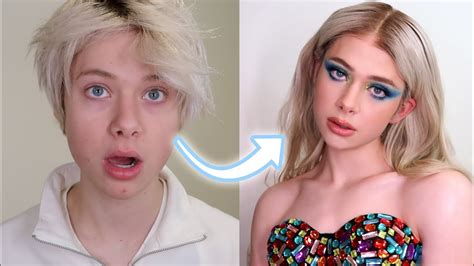 boy to girl transformation Taylor Swift Bejeweled inspired I Jake Warden - YouTube