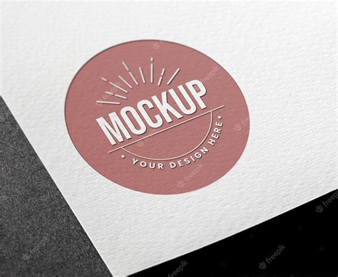 Premium PSD | Circle business card mock-up