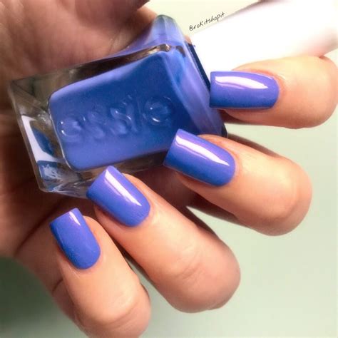 Essie Gel Couture Labels Only Gel Nails Manicure frosted sapphire | Gel manicure nails, Essie ...