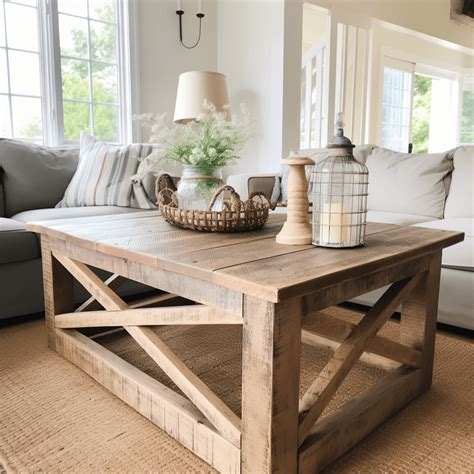 Farmhouse Coffee Table Decor: Rustic Elegance Meets Functionality - A ...