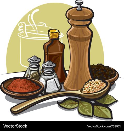 Spices Royalty Free Vector Image - VectorStock