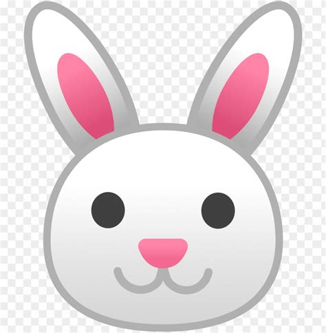 Free download | HD PNG bunny vector emoji rabbit face emoji PNG ...