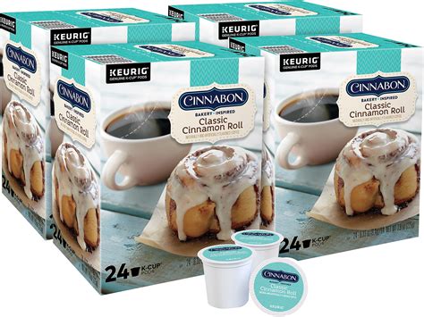 Cinnabon Cinnamon Coffee K-Cup Pods Light Roast 24411270 - Walmart.com - Walmart.com