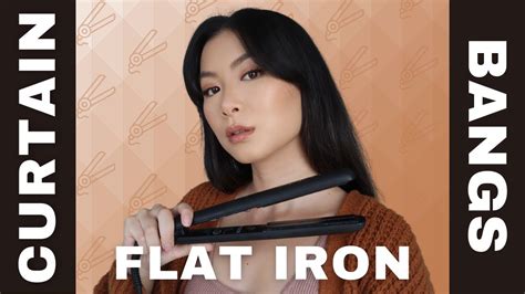 How to Style Curtain Bangs with a Flat Iron (2 Different Ways) – Trends