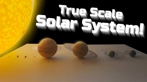 True Scale Solar System Set: RINGS - YouTube