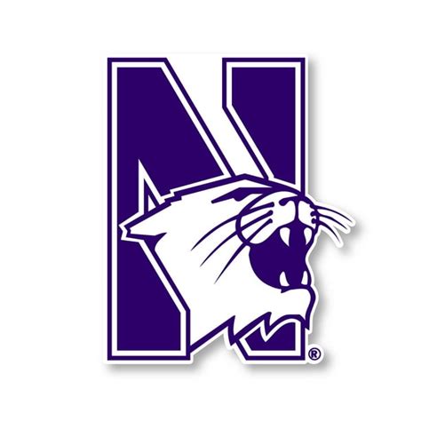 Northwestern University Wildcats Sports Team Jumbo Mascot Vinyl Decal ...