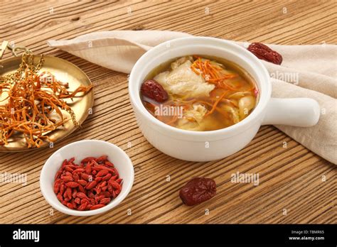 Healthy chicken soup Stock Photo - Alamy