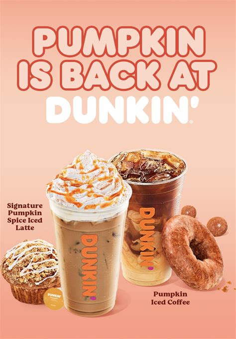 Dunkin’ drops new fall menu ahead of Starbucks and customers will see the return of three ...