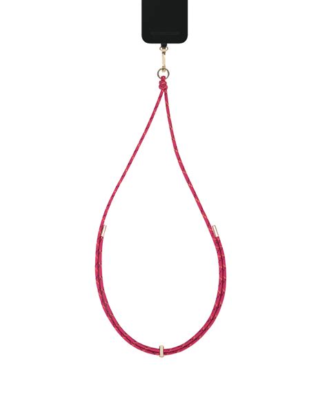 Cord Phone Strap Multi Magenta | IDEAL OF SWEDEN