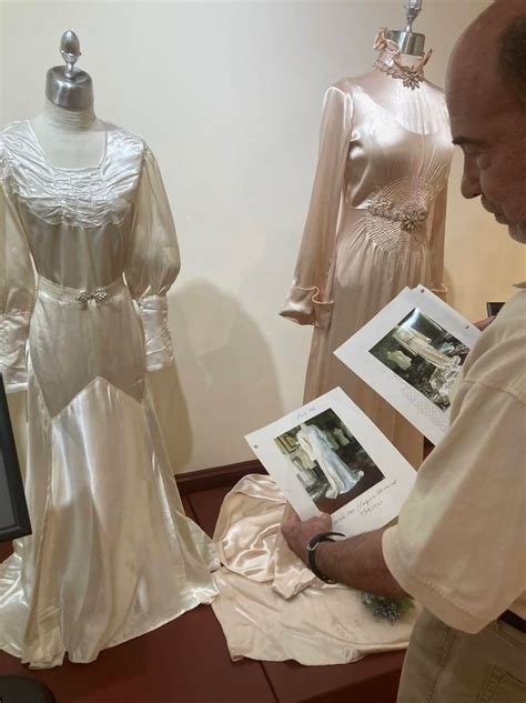 Column: Aurora exhibit on wedding dresses offers a walk down the aisle ...