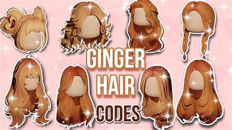 Ginger / Orange Hair Codes For Berry Avenue, Bloxburg And Brookhaven #roblox - YouTube