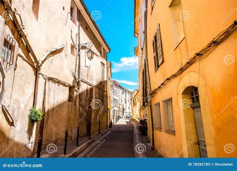 City Street View in Aix-en-Provence Stock Image - Image of beautiful, building: 78282785