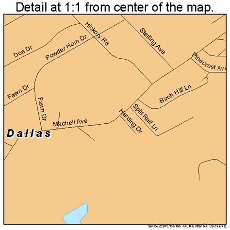 Dallas Pennsylvania Street Map 4218048