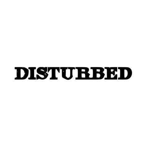 Buy Disturbed Band Logo Vinyl Decal Sticker Online