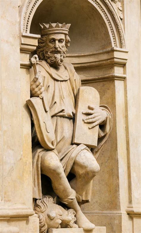 Statue of King David at Prague Loreta Stock Photo - Image of hradcany, king: 71502952