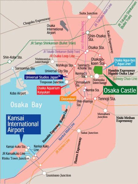 Map of osaka | Japan travel, Osaka, Japan travel tips