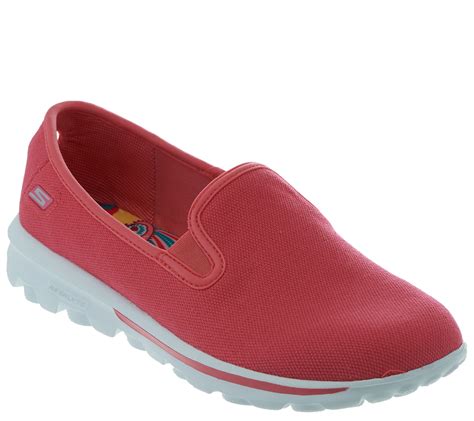 Skechers GOwalk Canvas Slip-on Sneakers - Cadence - Page 1 — QVC.com