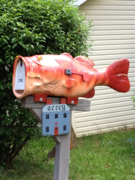 Cool fish mailbox. Only in Wisconsin Office Mailboxes, Unique Mailboxes ...