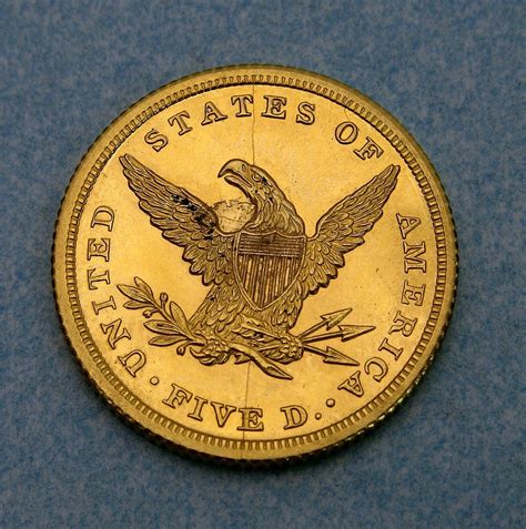 5 Dollars, Proof, United States, 1842 | National Museum of American History