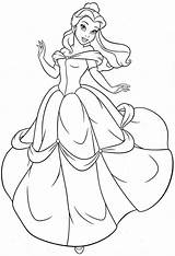 Disney Princess Belle To Print Coloring Page  Free Printable sketch template