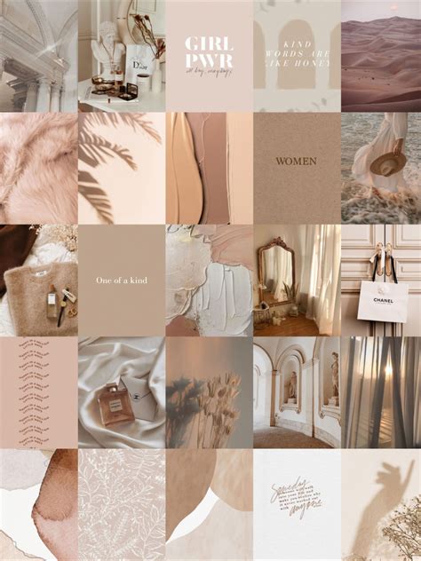 Collage Brown Aesthetic Wallpaper Pinterest - naianecosta16