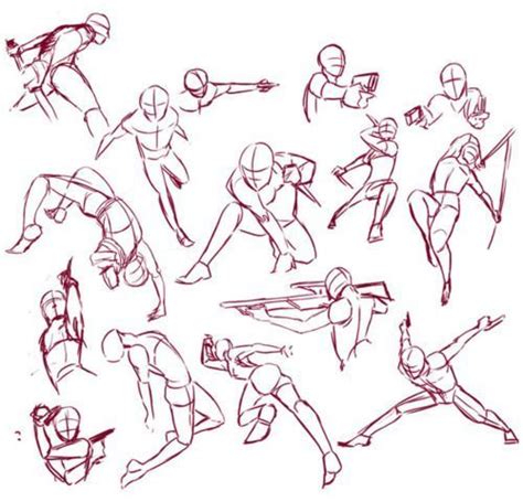 Anime Fighting Stance Drawing Anime Collection - Battle Poses Drawing ...