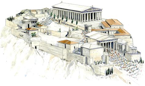 Parthenon Sketch at PaintingValley.com | Explore collection of ...