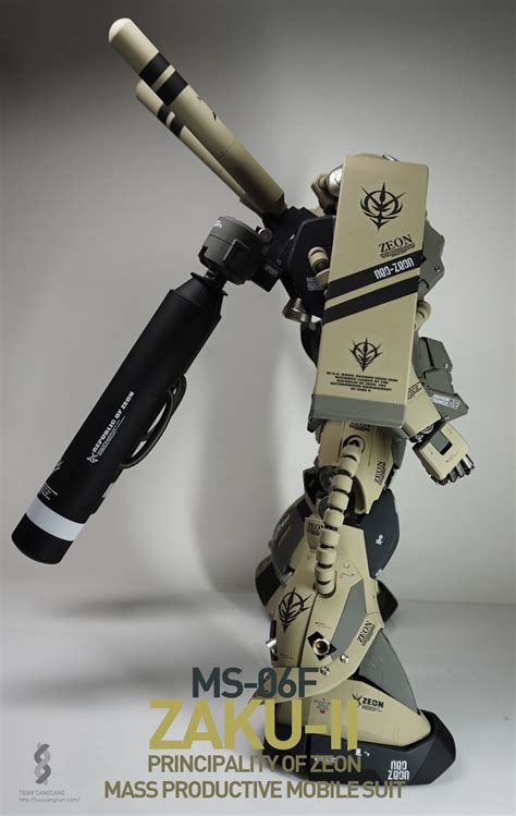 GUNDAM GUY: PG 1/60 MS-06F Zaku II - Customized Build