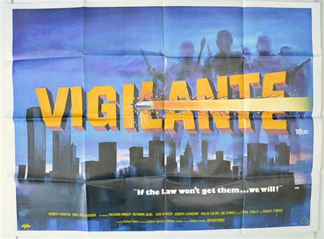 Vigilante - Original Cinema Movie Poster From pastposters.com British ...