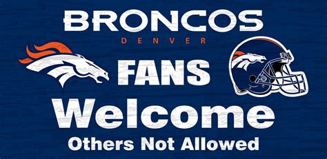 Welcome NFL fans enjoy your Denver Broncos Officially Licensed team ...