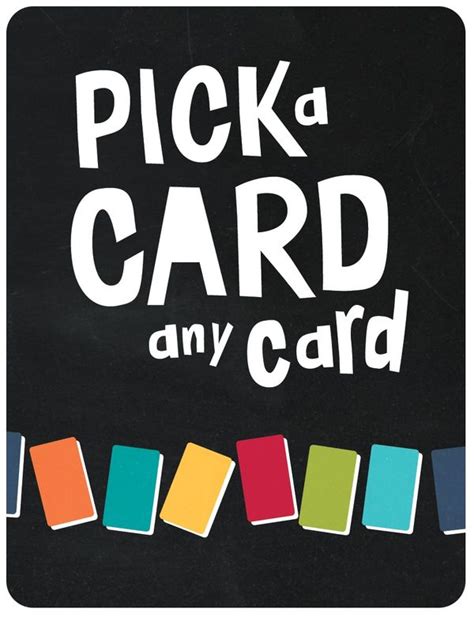 Introducing Pick a Card, Any Card - Simple Stories