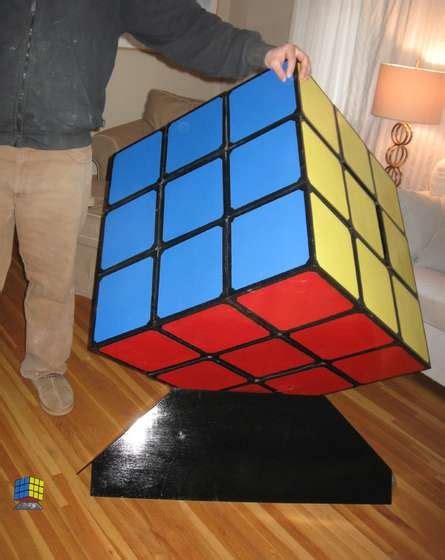 Rubik's Cube of Unusual Size | Cube, Coffee table design, Cube coffee table