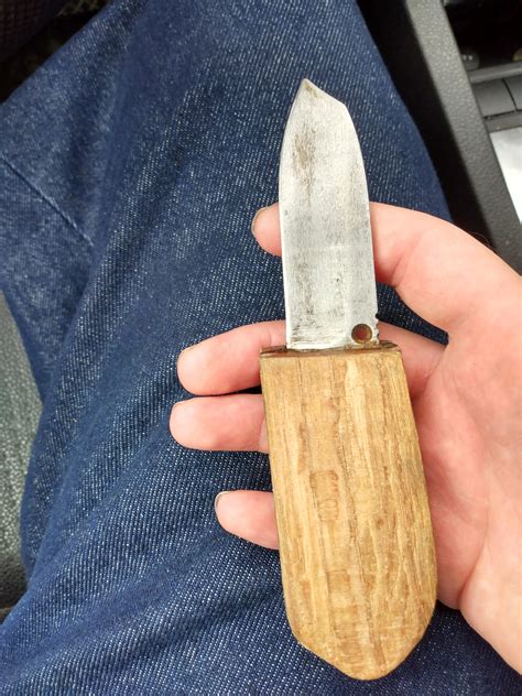 A knife i rehandle years ago form a broken pocket knife : r/knifemaking