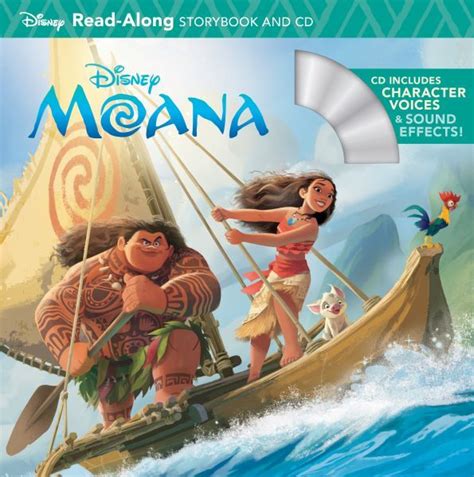 Moana Read-Along Storybook & CD by - Read-Along Storybook and CD - Disney, Moana, Princess Books