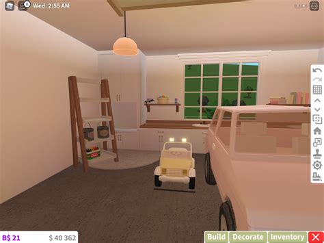 Bloxburg garage inspo in 2022 | Loft bed, Home, Home decor