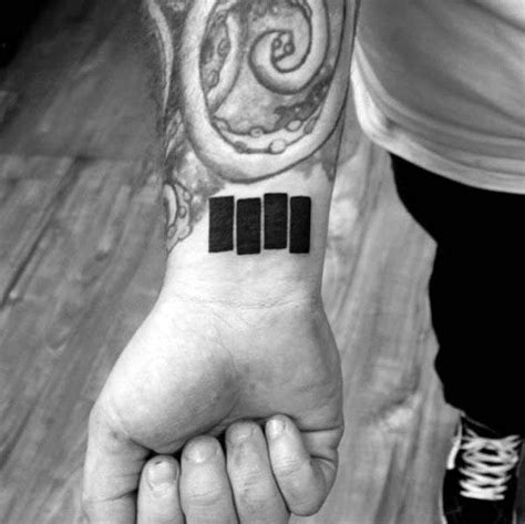 50 Black Flag Tattoo Designs For Men - Rock Band Ink Ideas