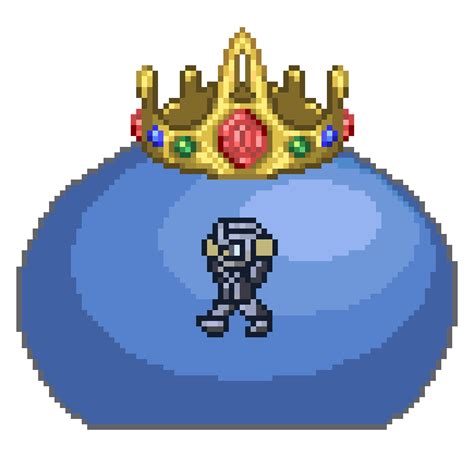 Terraria Slime King - Cropped | Pixel Art Maker