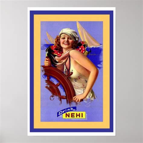 Vintage Ad Poster for Nehi Soft Drink | Zazzle.com