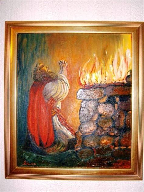 My very precious oil painting of Abraham at the altar | Beautiful ...