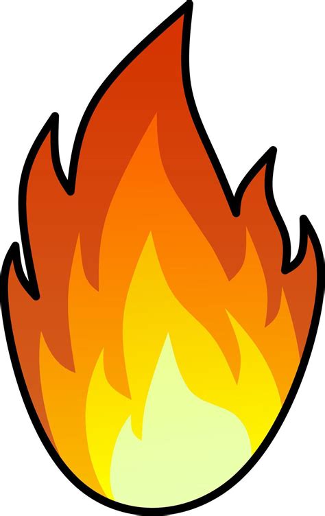 Fire isolated vector illustration. Heat flame vector for logo, icon ...