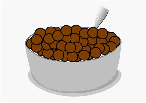 brown cereal and bowl clipart - Free Cereal Clipart