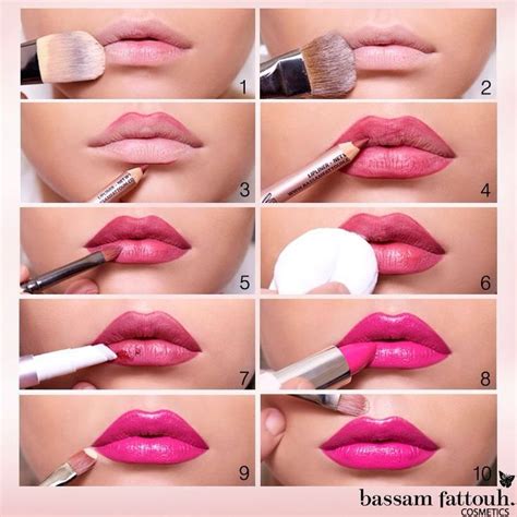 Step By Step Makeup Guide For Beginners | Perfect lipstick, How to apply lipstick, Lipstick tutorial