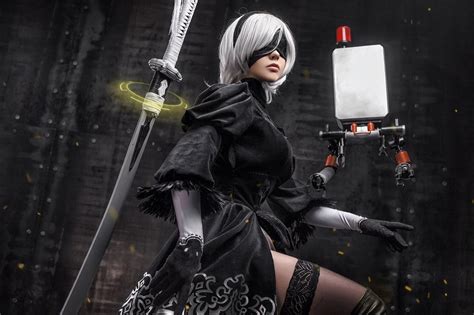 Nier Automata - 2b cosplay by fenixfatalist on DeviantArt