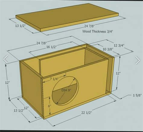 Pin by Palani on Speaker box | Subwoofer box design, Subwoofer box, Diy ...