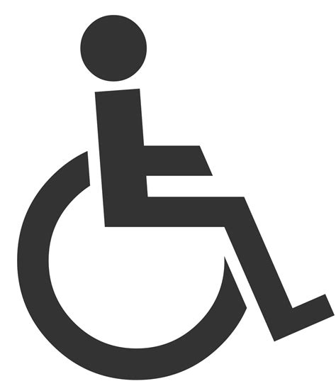 Disabled handicap symbol PNG