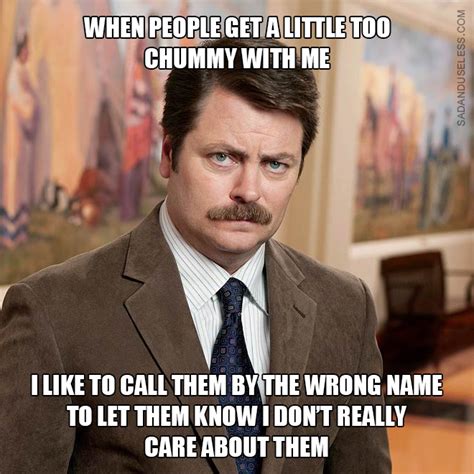 20 Brilliant Ron Swanson Quotes